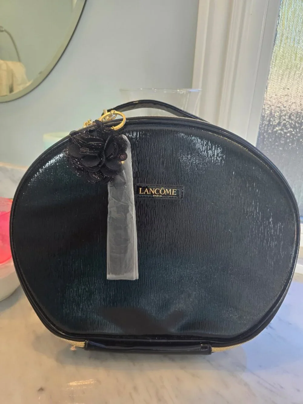 NWOT Lancome Cosmetic/Train Case